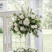 Boules de fleurs artificielles aspect naturel de 60 cm, faciles à suspendre, pour centres de table de mariage, couleurs mélangées en vrac pour l'aménagement de hall d'entrée