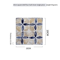 Tapis isolant pour tasse de thé en coquillages naturels écologiques colorés, réutilisables, faits à la main, résistants à la chaleur, style bohème