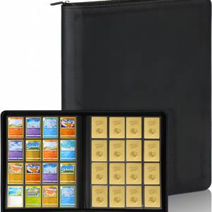 Album de cartes premium 252 pochettes avec pages à chargement par le haut pour le stockage de cartes MTG, Pokémon et Panini - Product Image 3