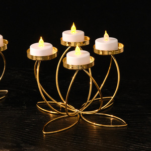 Iron Candle Holders 345 <b>Head</b> Candlestick Durable Home Decoration Wedding Table Decor Modern Bedroom Decor - Product Image 2