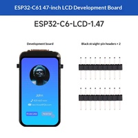 ESP32-C6-LCD-1.47 Papan Pengembangan LCD 1,47 inci dengan Wi-Fi 6/5 Antarmuka Serial USB LED RGB Terpasang