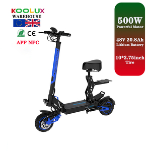 สกู๊ตเตอร์ไฟฟ้าพับได้ KOOLUX U1PRO มอเตอร์คู่ 500W*2 สำหรับผู้ใหญ่ โครงอะลูมิเนียม พกพาสะดวก สองล้อ คลังสินค้า EU ขายส่ง U1PRO U1PRO - Product Image 6