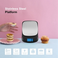 Balanza De Cocina Balance électronique en acier inoxydable, balances intelligentes de 5kg/1g, balance de cuisine numérique pour aliments, Camry