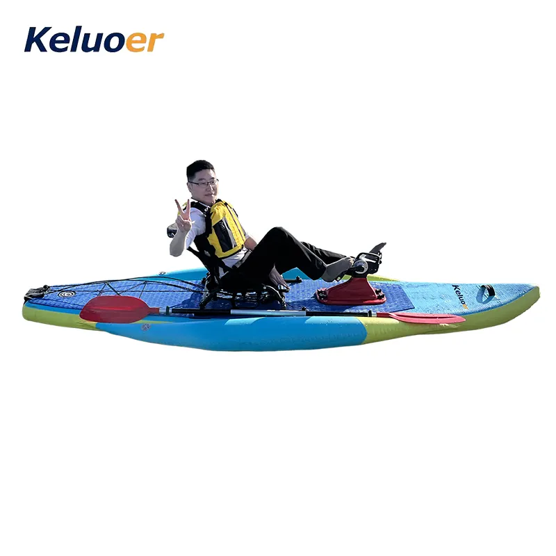 Aufblasbares Paddel pedal mit drei Kammern Drop Stitch Sup Boards PVC Surf Schlauchboot