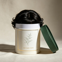 Boîte d'emballage en tube de papier pour extensions de cheveux personnalisées, boîte d'emballage en carton kraft, boîtes d'emballage cylindriques pour cosmétiques