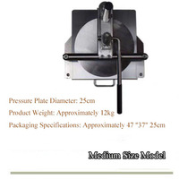 Presse à pizza Max 25cm formant la machine pour faire des tartes à la main en acier inoxydable gâteau pâte à pizza pâte à pain pâtisserie presse