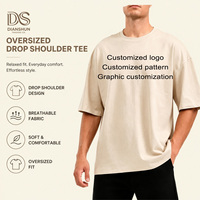 Camiseta de Algodón Lisa Personalizable al por Mayor, de Alta Calidad, Estilo Casual Básico, Corte Regular, Ropa Urbana, 300 Gramos, Ecológica