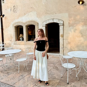 Vestido <span class=keywords><strong>de</strong></span> Verano Elegante, Casual, para Uso Diario, a la Moda, con Hombros Descubiertos, Sexy, con Efecto Push-Up, Transpirable, <span class=keywords><strong>de</strong></span> Marca <span class=keywords><strong>Privada</strong></span>, para Mujer, en Tendencia - Product Image 4