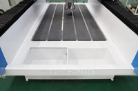 Routeur CNC automatique pour la gravure de pierres lourdes, machine de découpe de granit naturel avec tête laser et moteur