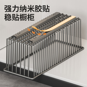 Cesta de Almacenamiento Extraíble de Acero Inoxidable, Rectangular, de Gran Capacidad, Organizador para Gabinete de Cocina - Product Image 4