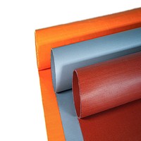 Joint de dilatation en tissu de fibre de verre en silicone ignifuge flexible pour usine