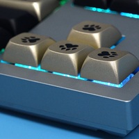 GATERON 112 Tasti Versione Standard Altezza Personalizzata Premium Doppio Alluminio Anodizzato CNC Tasti Ergonomici per Tastiera Meccanica