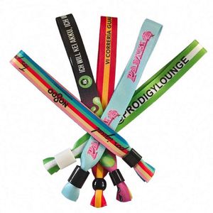 Fabricant d'usine avec 19 ans d'expérience, conception personnalisée gratuite, bracelet tissé personnalisé pour événements, fournitures de fête - Product Image 2