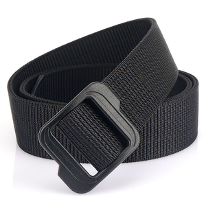 Ceinture tactique DFU156 pour homme, ceinture en toile, ceinture tendance, personnalisable, fabrication de ceintures de haute qualité avec boucle en plastique. - Product Image 2