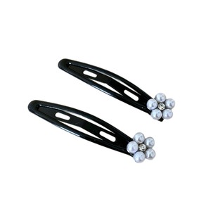 5474 Pinza de Pelo Elegante Estilo Coreano con Perlas y Flores para Mujer, Pinza Delicada para Flequillo, Pinza para Cabello de Bebé, Pinza Pequeña para el Cabello, Versátil - Product Image 5