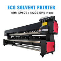 Format Besar 10FT 3.2m untuk Printer Plotter dengan Printhead XP600/ I3200 Tinta Eco Solvent untuk Pencetakan Flex Banner