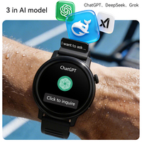 Montre connectée MA35 avec fonction d'appel, réponse WhatsApp, traducteur IA ChatGPT, NFC, jeux, boussole, GPS, suivi sportif et fitness