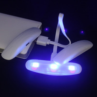 Outil de réparation de vitres de voiture Durcissement de résine Mini lampe spéciale Colle UV Lampe d'éclairage Auto Pare-brise Fissure de verre Résine Durcissante