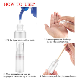 Hot Sale Facial Cleanser Skincare Foam 100ml Pet <b>Pump</b> Head Airless <b>Pump</b> <b>Bottle</b> for Skin Care Lotion <b>Bottle</b> Cosmetic <b>Bottles</b> - Product Image 2
