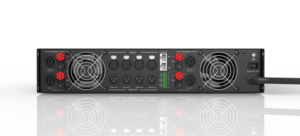 CPA41K 2U 4.3inch IPS touchscreen fixed voltage 1000W×4 audio Dante DSP digital power amplifier with matrix FIR processor - Product Image 3