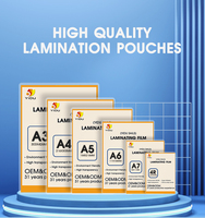 Film de plastification YIDU format carte d'identité, 3 couches, double face, mat, thermique, feuille de plastification, film de protection, 250 microns