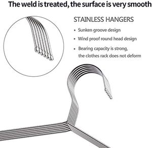 <b>Plastic</b> Hangers Double Tier Flexible Eco-friendly Clothes Organizer for Bedroom <b>Wardrobe</b> - Product Image 4