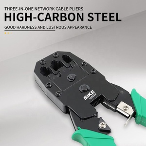 Kit d'outils de réparation portable pour câbles réseau RJ11 RJ12 CAT5 CAT6, <span class=keywords><strong>pince</strong></span> <span class=keywords><strong>à</strong></span> dénuder, <span class=keywords><strong>pince</strong></span> <span class=keywords><strong>à</strong></span> <span class=keywords><strong>sertir</strong></span>, coupe-câbles, outil de sertissage <span class=keywords><strong>RJ45</strong></span> - Product Image 2