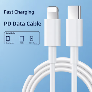 สาย USB C to 8 Pin แบบ TPE รองรับ PD ชาร์จเร็ว ถ่ายโอนข้อมูล สำหรับ iPhone 8 X 11 12 13 14 Pro Max iPad ความยาว 1M 1.5M 2M 3M รับผลิตแบบ OEM ODM ขายส่ง - Product Image 2