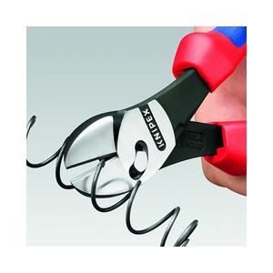 KNIPEX - 73 72 180 BK TwinForce®Cortadores diagonales de alto rendimiento negros atramentados, cabeza pulida, mangos con varios componentes - Product Image 2