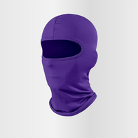 Masque facial intégral respirant de haute qualité, couleur unie, avec logo personnalisé, 1 trou, unisexe, réglable, pour le sport, la pêche et l'usage quotidien