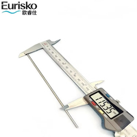 Fraise diamantée sinterisée cylindrique 2,6 mm pour usinage CNC de précision, broche OEM pour finition de petits trous dans la zircone, l'alumine et les céramiques dures
