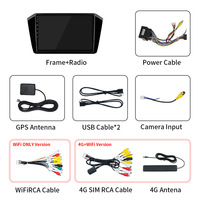 Écran de navigation automobile Android 10 pouces, Bluetooth, CarPlay, système de contrôle central intelligent, compatible avec Magotan 2016-2020