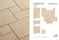 Carreaux dégringolés français Carreaux de pierre de chaux Carreaux de villa Carreaux de sol à bord incurvé Carreaux de travertin de Foshan Chine