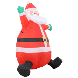 Père Noël gonflable géant en caoutchouc personnalisé UNK, cadeau d'anniversaire ou d'Halloween, jouet 8,27x6,3x0,39cm - Product Image 2