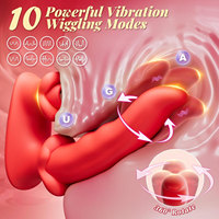 Vibrateur lingual clitoridien et point G pour femmes avec modes de succion et de vibration, étanche pour usage anal - Jouet sexuel pour femmes, hommes, couples, adultes
