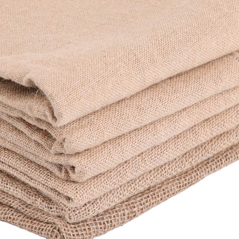 Оптовая продажа, дышащая натуральная небольшая Минимальная партия, 100% джутовая ткань с разным стилем для сумок и игрушек