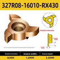 Fraise à rainurer en carbure de tungstène à 3/6 dents pour rainurage interne, outil de fraisage CNC Whirlwind pour petits trous