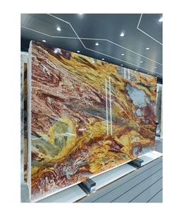 Dessus de vanité en marbre naturel Surface polie résistante à l'eau pour les salles de bains modernes et les projets de rénovation de villas de luxe - Product Image 2