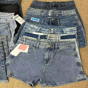Shorts Talla M-2XL para Mujer, Shorts de Mezclilla Elásticos de Cintura Media para Verano, Shorts de Motera con Estampados - Product Image 5