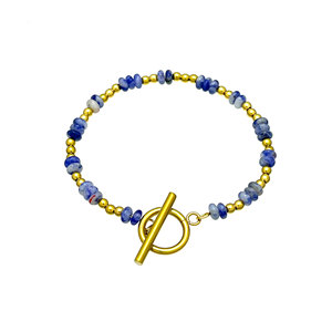 Pulsera de Cadena de Acero Inoxidable con Cuentas de <span class=keywords><strong>Piedra</strong></span> Natural Estilo Bohemio, Accesorio de Cuentas de <span class=keywords><strong>Piedra</strong></span> Hecho a Mano Original para Mujer - Product Image 6