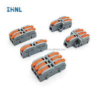 Connecteur de raccordement rapide ZHNL pour câblage électrique, borne compacte 2 ports 32A à insertion rapide pour câblage domestique et industriel