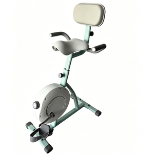 <span class=keywords><strong>Vélo</strong></span> d'exercice <span class=keywords><strong>stationnaire</strong></span> <span class=keywords><strong>compact</strong></span> à résistance magnétique avec dossier pour le fitness à domicile - Product Image 1