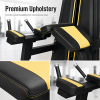 Machine professionnelle de curl des jambes couchées pour usage commercial intensif, idéale pour le renforcement des ischio-jambiers, équipement de fitness pour salle de sport
