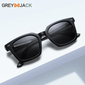 Gafas de sol Greyjack TR90 para mujer, montura cuadrada, color negro, UV400, polarizadas, tipo 3, K056 - Product Image 4