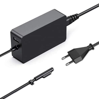 Pengisi Daya Laptop OEM 44W Tipe-C untuk Microsoft Surface, Desain Dapat Ditarik, Adaptor Daya Tahan Api, Bersertifikasi CE/FCC/RoHS