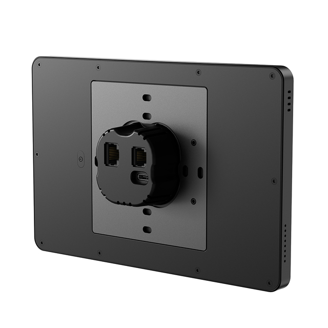 8 Inch Home Automation On-wall Panel with POE RJ45 RS485 KNX 4G LTE Wall-mounted Dashboard FHD NFC Android Smart Home Controller