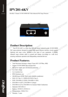 Parafoudre industriel PoE Gigabit 1 canal OEM/ODM 6KV DIN-Rail -40 - 75 ℃   CE FCC pour CCTV/AP sans fil Hynapower IPV201-6KV