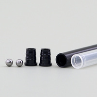Nouveau design de tube d'emballage pour stylo eyeliner liquide droit avec bille en acier à ressort pour tube d'emballage de stylo eyeliner
