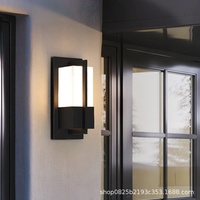 Lampe murale LED extérieure en acier inoxydable, étanche IP55, design minimaliste pour couloirs, terrasses, balcons, vente en gros directe d'usine