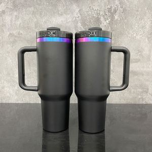 Meilleurs cadeaux à prix avantageux, gobelet personnalisé à double paroi de 40 oz, bleu ombré violet à l'arrière, pour gravure au laser - Product Image 1